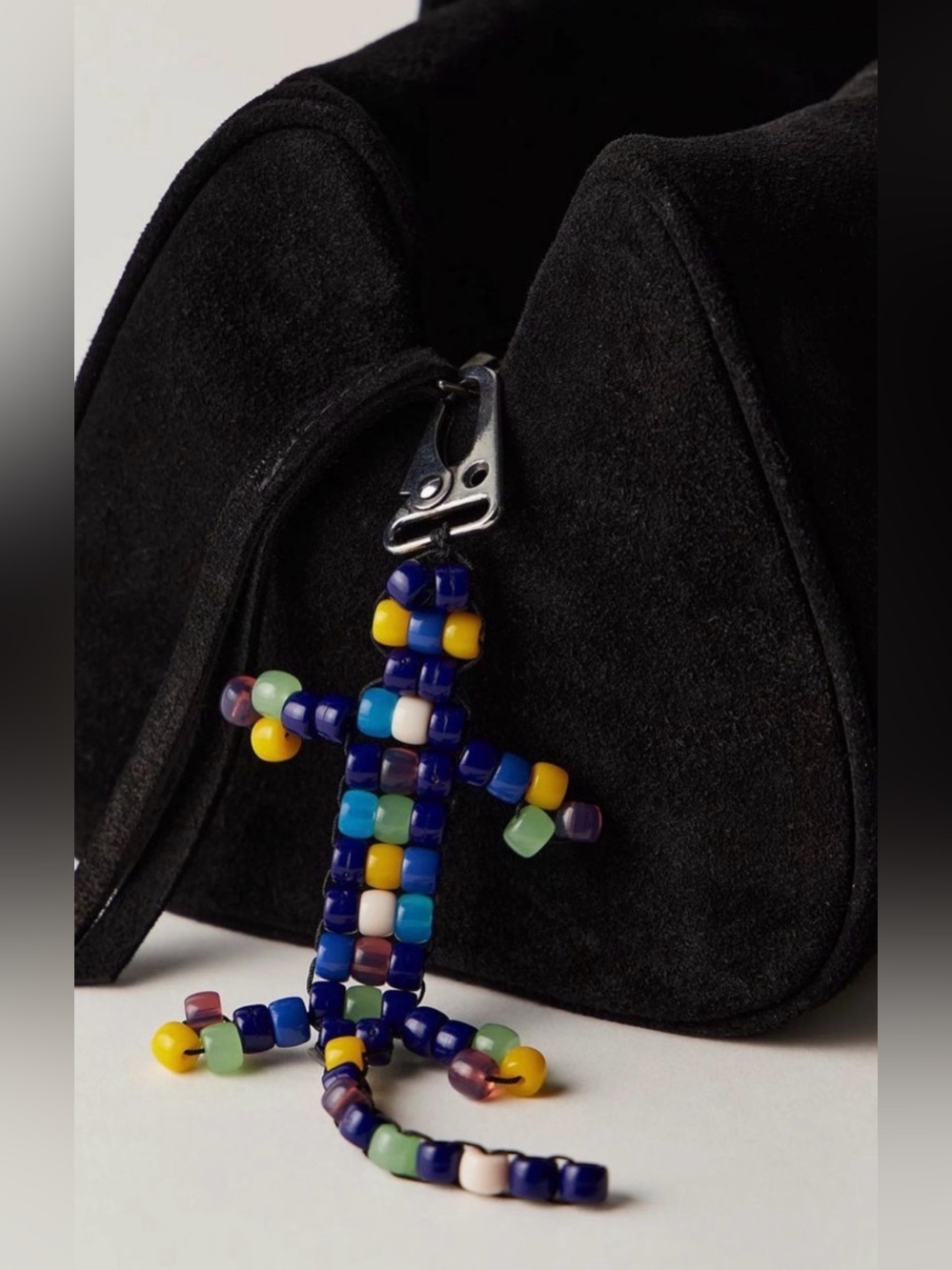 Free People Beaded Lizard Bag Charm 🔥multicolor
